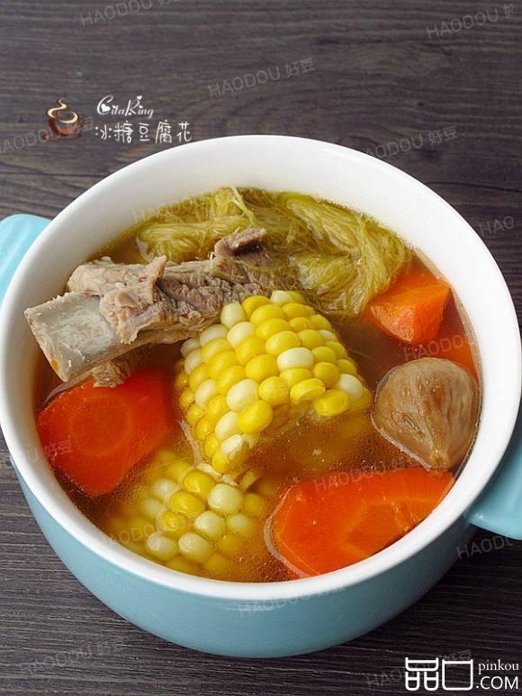 无花果排骨玉米汤