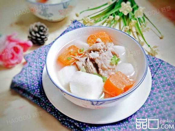 排骨胡萝卜山药汤