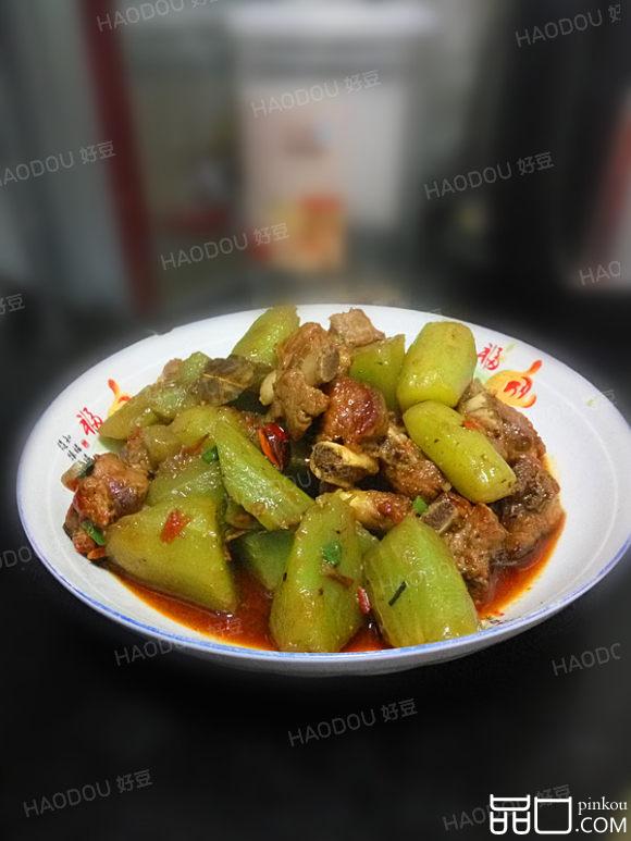 莴笋烧排骨