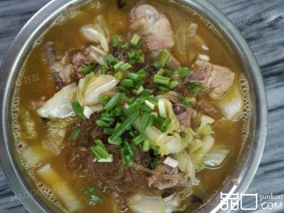 白菜粉丝炖排骨