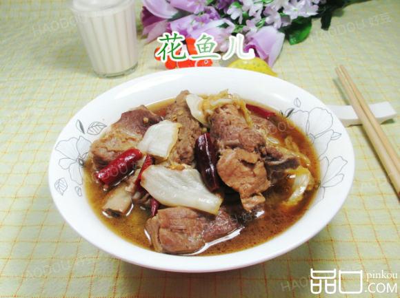 白菜炖排骨
