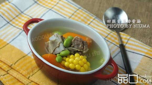 田园青豆排骨汤