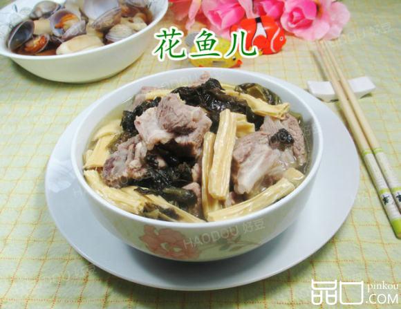 酸菜腐竹煮排骨