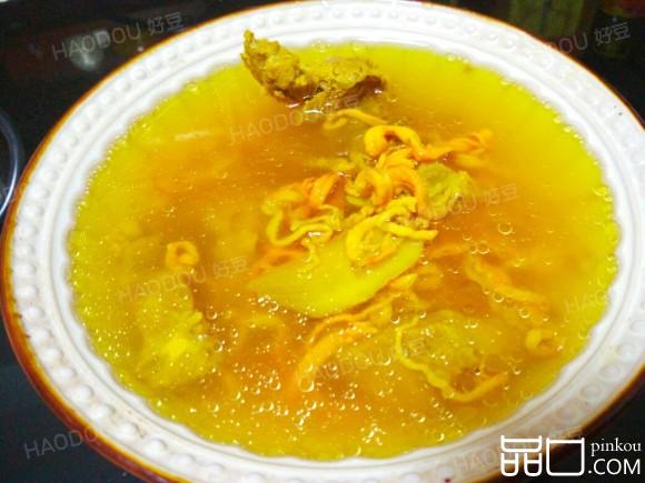 虫草花骨汤#多效护理