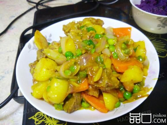咖喱土豆炒排骨