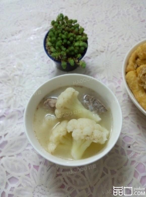 菜花排骨汤