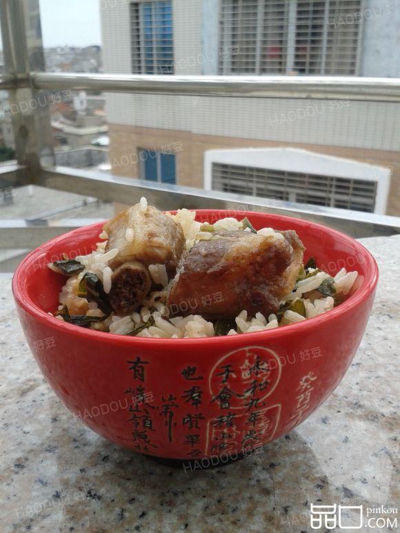 排骨芥菜饭