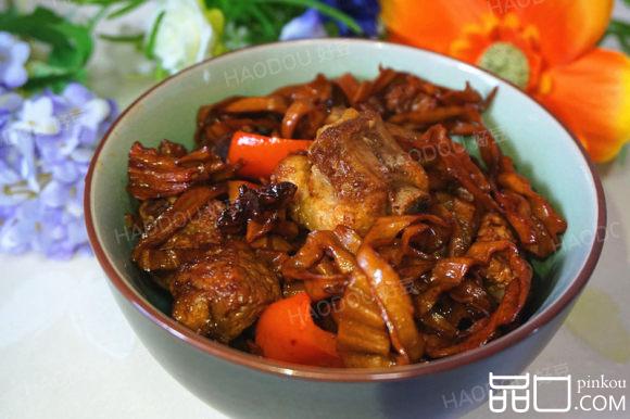 豆皮烧排骨