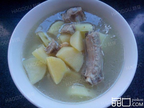 土豆干贝排骨汤