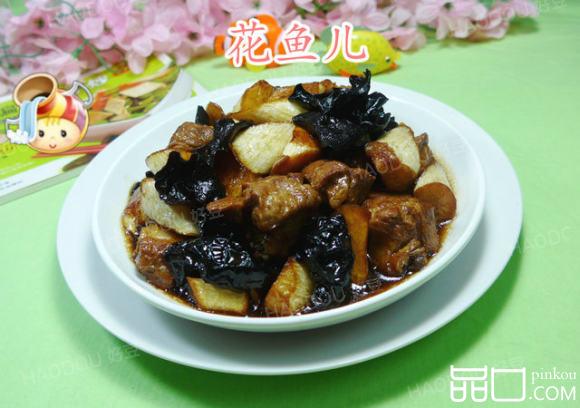 黑木耳茭白烧排骨