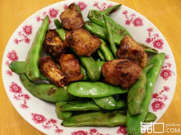 东北油豆角焖排骨