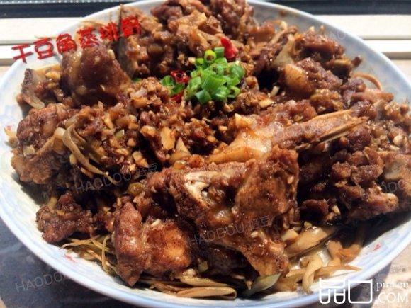 干豆角蒸排骨