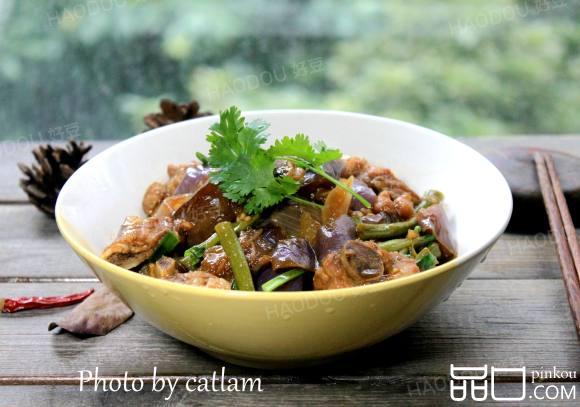 茄子豆角焖排骨