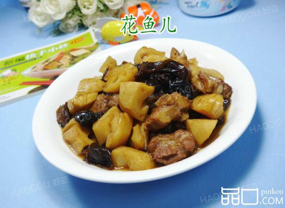 黑木耳排骨炒莲藕