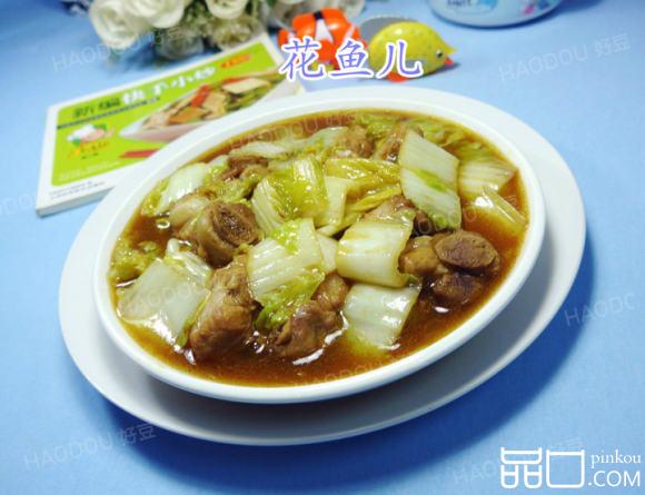 咖喱娃娃菜排骨