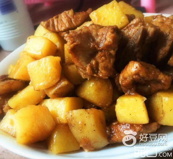 土豆炖豆角