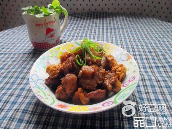 排骨烧豆腐泡