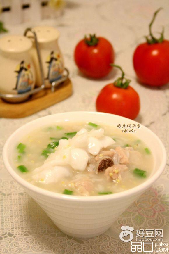 鲜鱿排骨粥