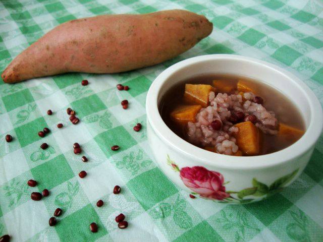 地瓜红豆大米粥步骤8