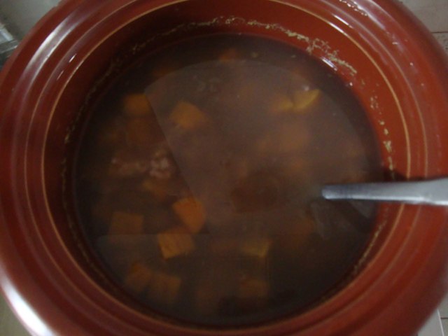 地瓜红豆大米粥步骤7