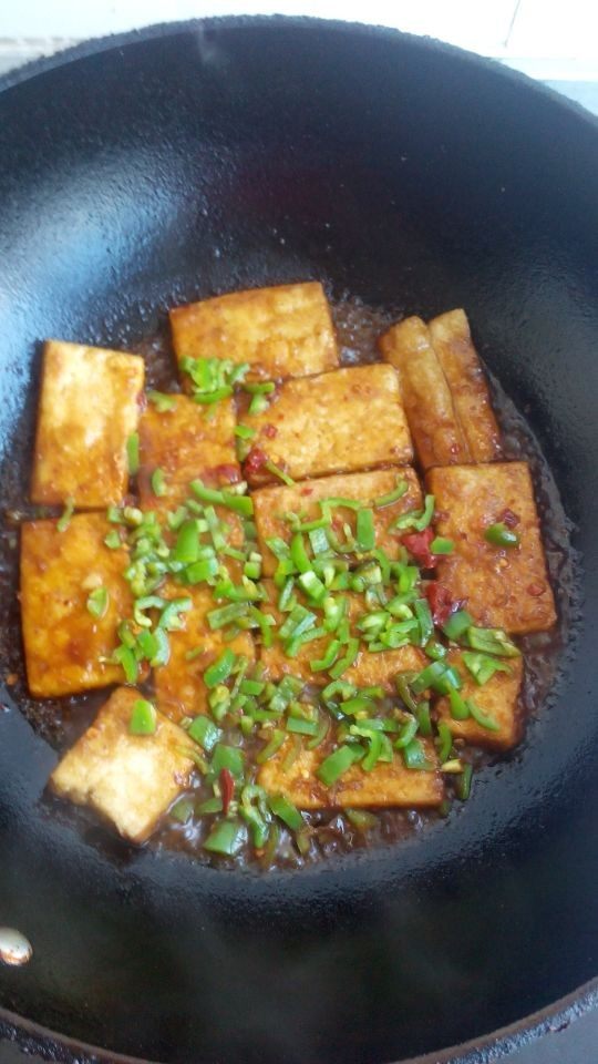 土家香煎豆腐步骤12