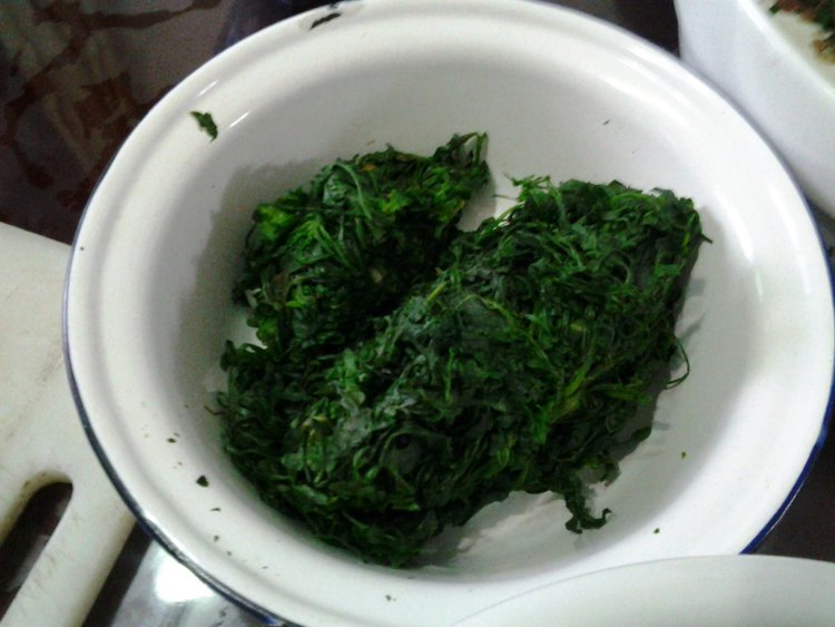 荠菜肉馅步骤3