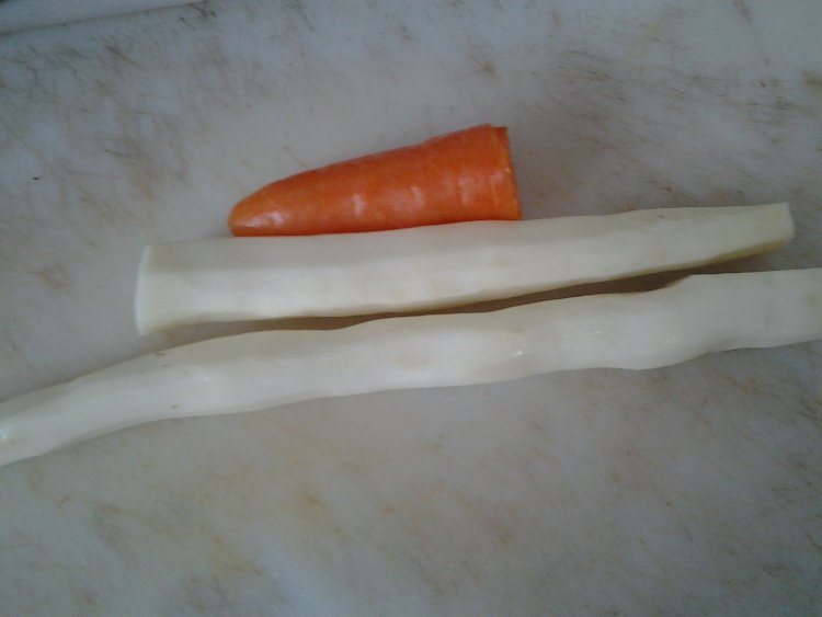 铁棍山药 炒肉片步骤2