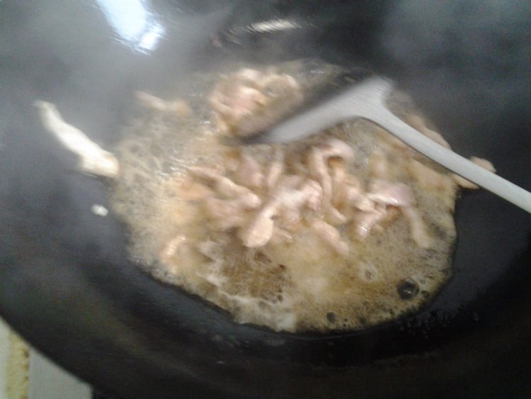 铁棍山药 炒肉片步骤5