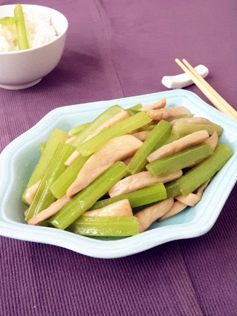 西芹杏鲍菇步骤9