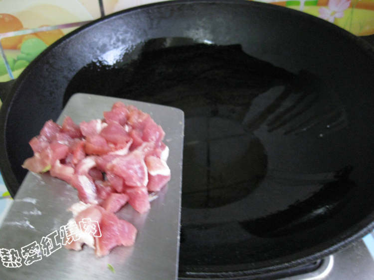 芦笋炒毛豆步骤3