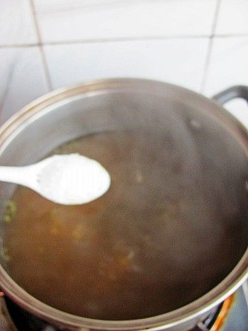 荷叶绿豆汤步骤6