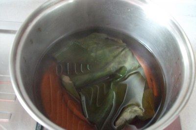 荷叶绿豆粥步骤4