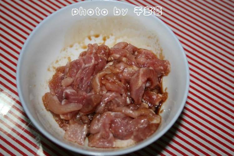 杏鲍菇炒三丝步骤2