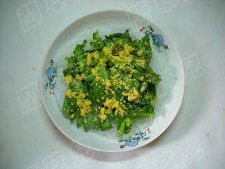 玉米茼蒿粉丝蒸步骤9