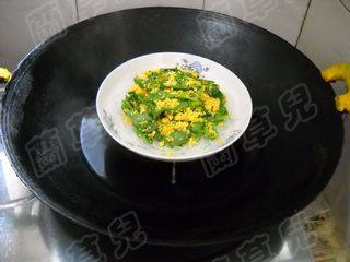 玉米茼蒿粉丝蒸步骤10