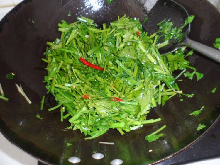 火腿芹菜步骤5