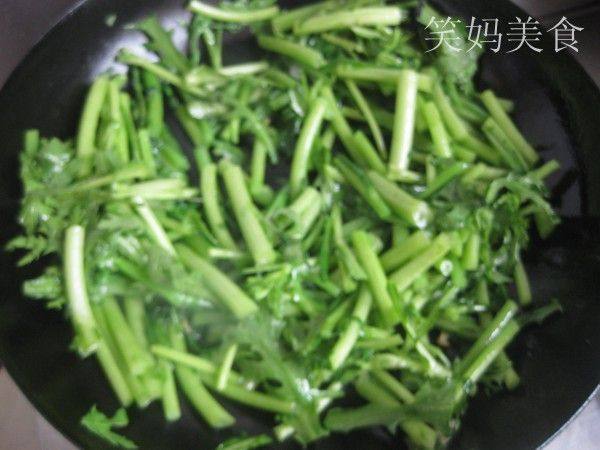 肉丝茼蒿步骤5