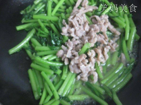 肉丝茼蒿步骤6