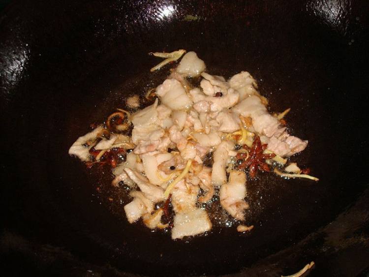 肉炒茄子步骤4