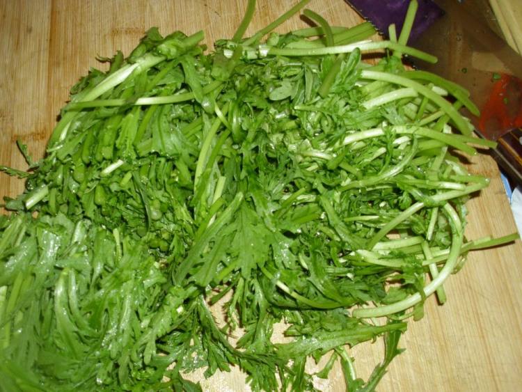 高汤茼蒿步骤1
