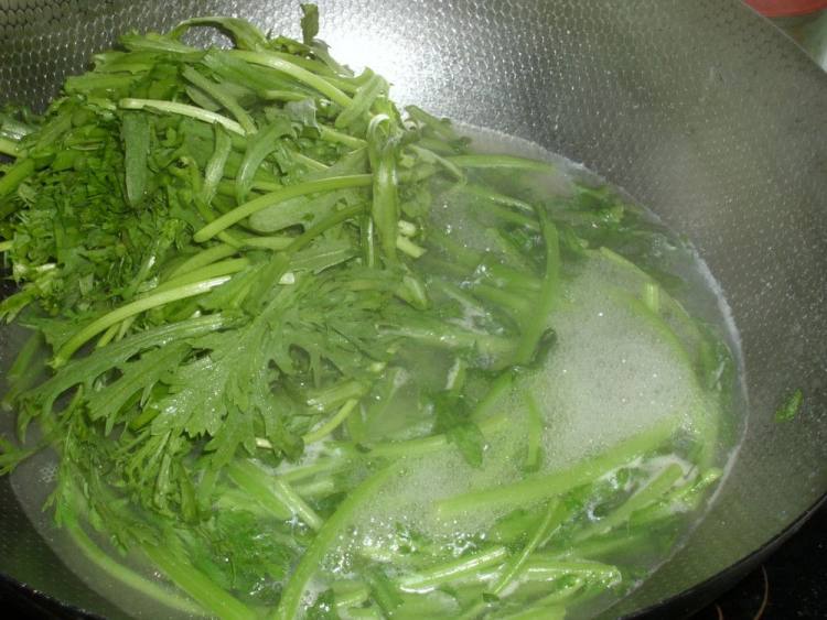高汤茼蒿步骤5