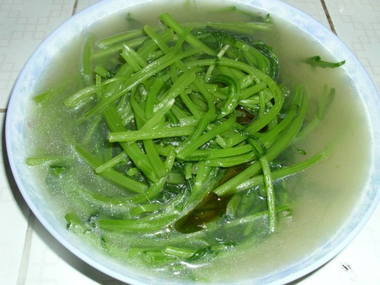 高汤茼蒿步骤7