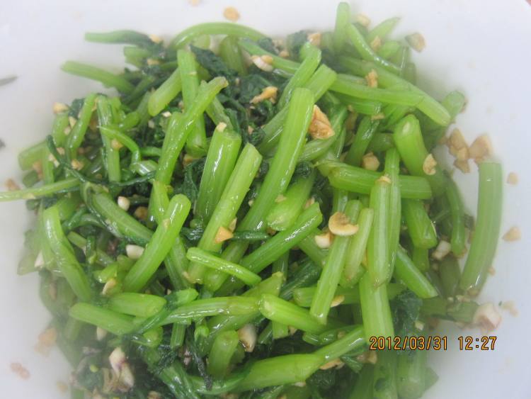 蒜蓉茼蒿步骤9