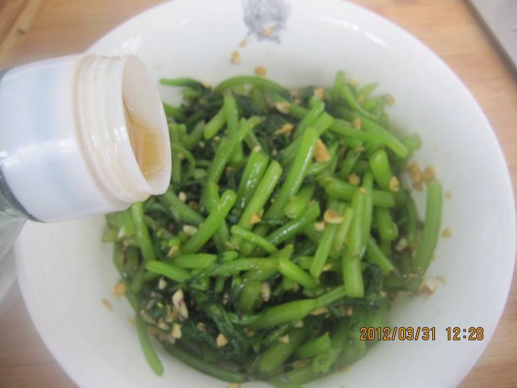 蒜蓉茼蒿步骤10