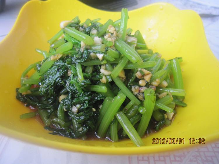 蒜蓉茼蒿步骤11