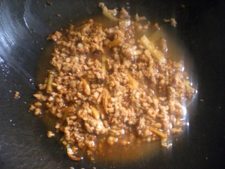 肉沫酱烧茄子步骤4