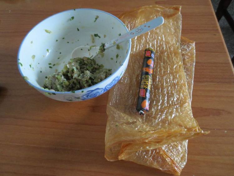 豆腐皮卷步骤5