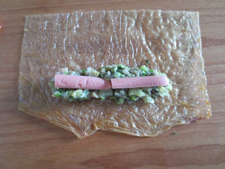 豆腐皮卷步骤6
