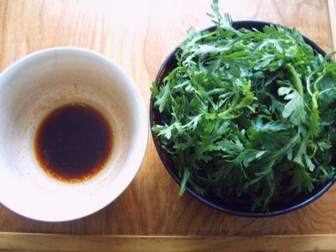 凉拌茼蒿菜步骤3