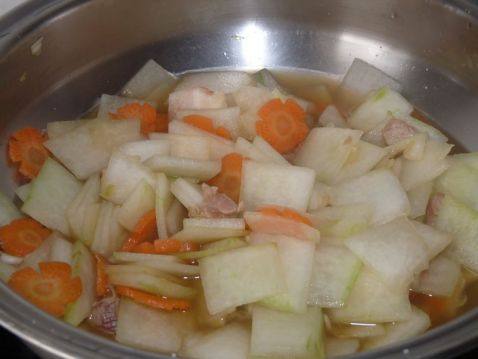 冬瓜胡萝卜花步骤4